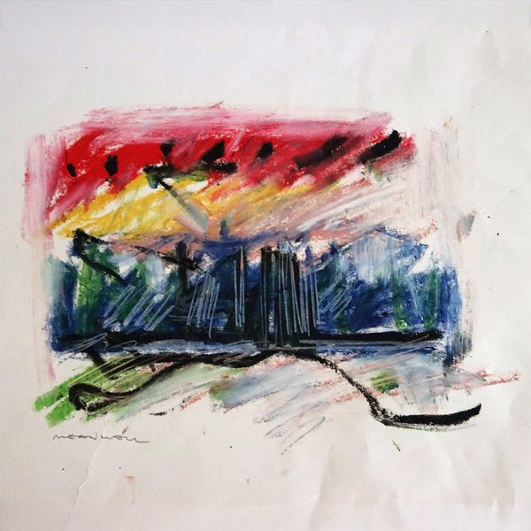 Jack Meanwell Landscape Oil and Pastel Framed Drawing