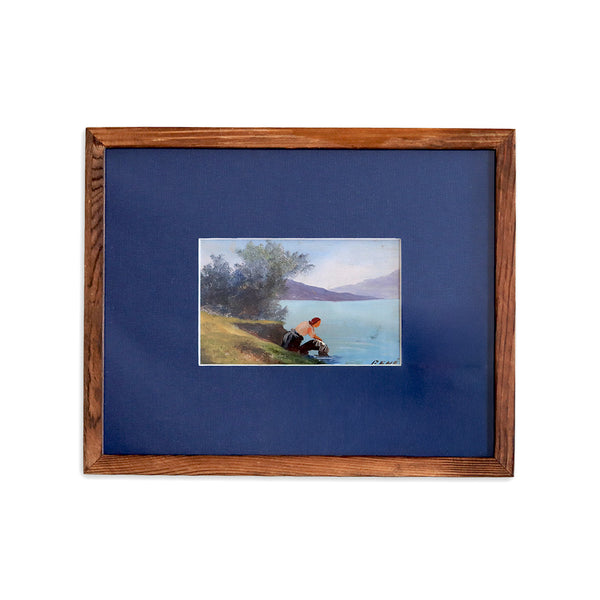 Landscape Oil Painting “Woman at the Water”