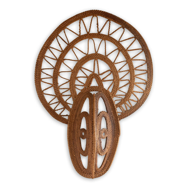 Papua New Guinea Large Yam Woven Mask