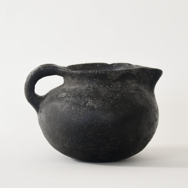 Vintage Clay Pottery Pitcher