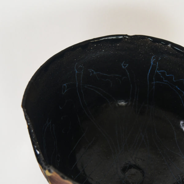 Jason Roberts Dobrin "Untitled" Ceramic with Interior Detail