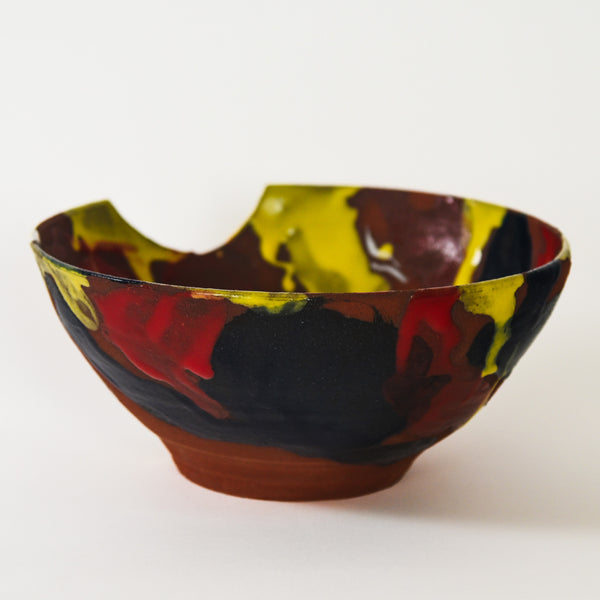 Jason Roberts Dobrin "Untitled" Terracotta Painted Ceramic