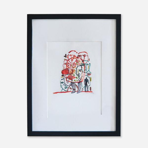 Gronk "Untitled, 2019" Faces and People Painting