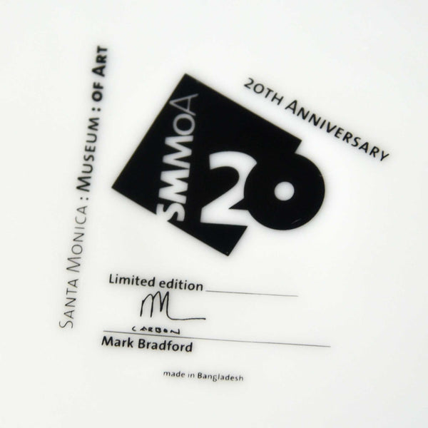 Mark Bradford "Santa Monica Museum of Art 20th Anniversary" Artist Ceramic Plate