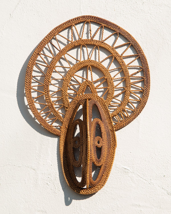 Papua New Guinea Large Yam Woven Mask