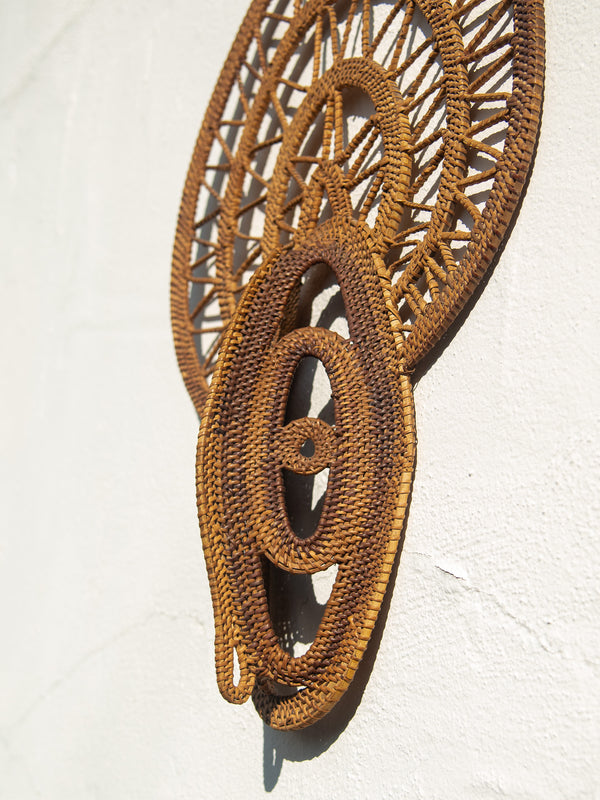 Papua New Guinea Large Yam Woven Mask