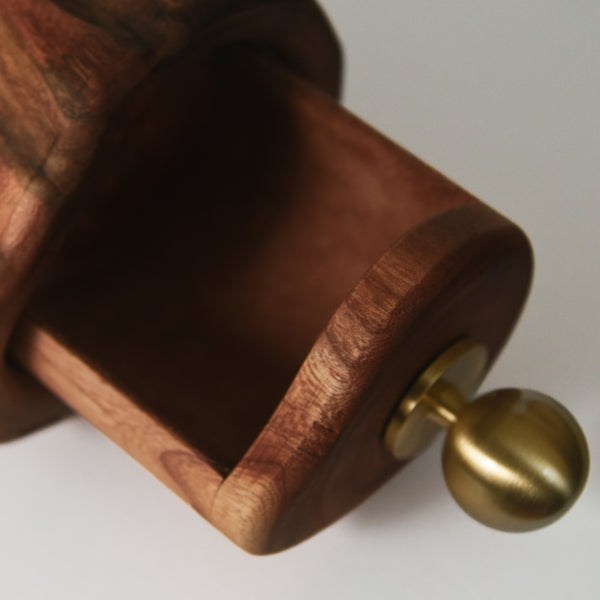 Camperdown Elm Trinket Box – Handcrafted from a Single Log