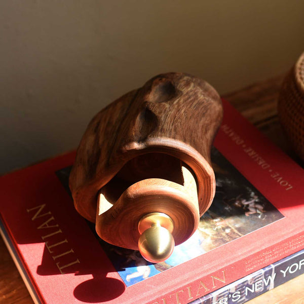 Camperdown Elm Trinket Box – Handcrafted from a Single Log