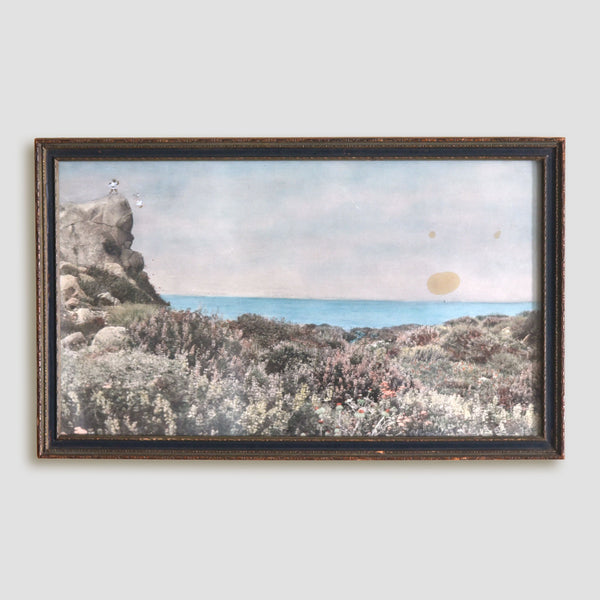 Kim Dingle "Girls with Wild Flowers, 1996" — Oil on Photograph