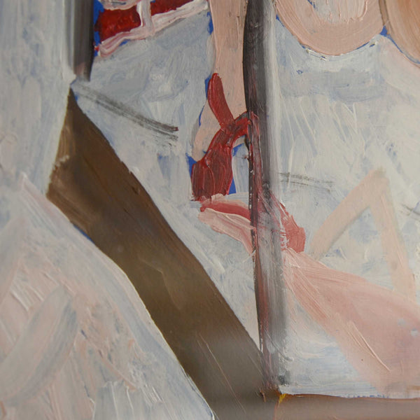 Alex Becerra — "24K Babe" Oil Painting on Paper, 2012
