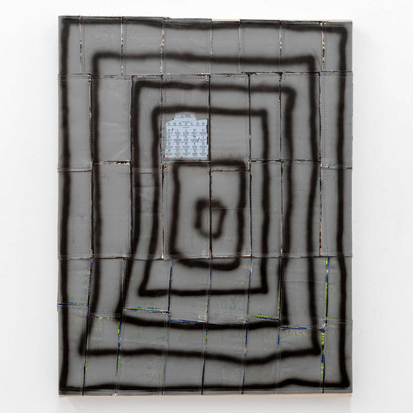 Taylor White — Lottory Ticket Mixed Media on Canvas
