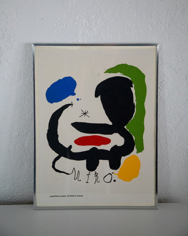 Joan Miró 1970's Sala Pelaires Numbered Exhibition Print
